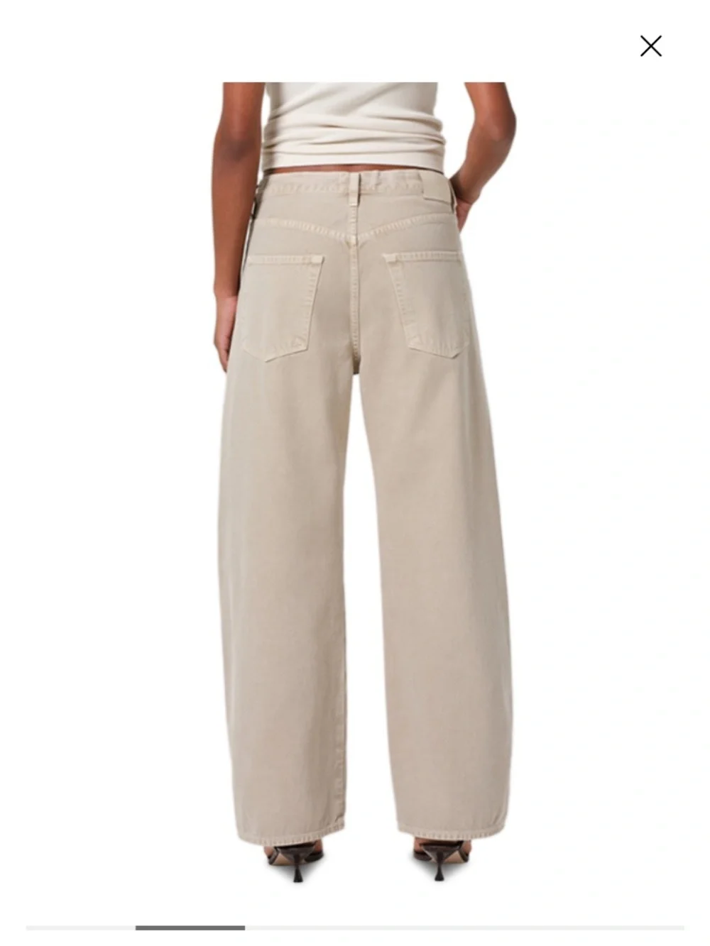 Citizens of Humanity Brynn Drawstring High Rise Jeans in Burnished Quartz - Picture 2 of 3